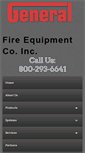 Mobile Screenshot of generalfireequipment.net